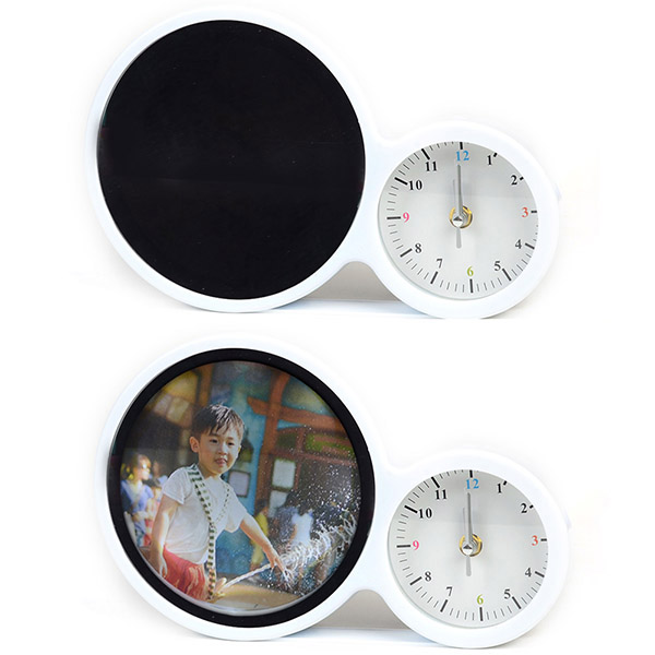 매직거울 LED 시계 사진액자 겸용 시계