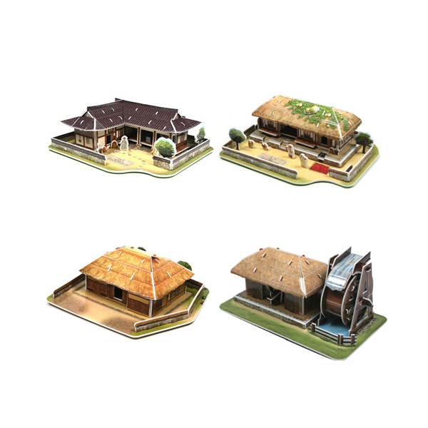 입체퍼즐 우리나라의 전통가옥 3D 종이퍼즐 문화유산