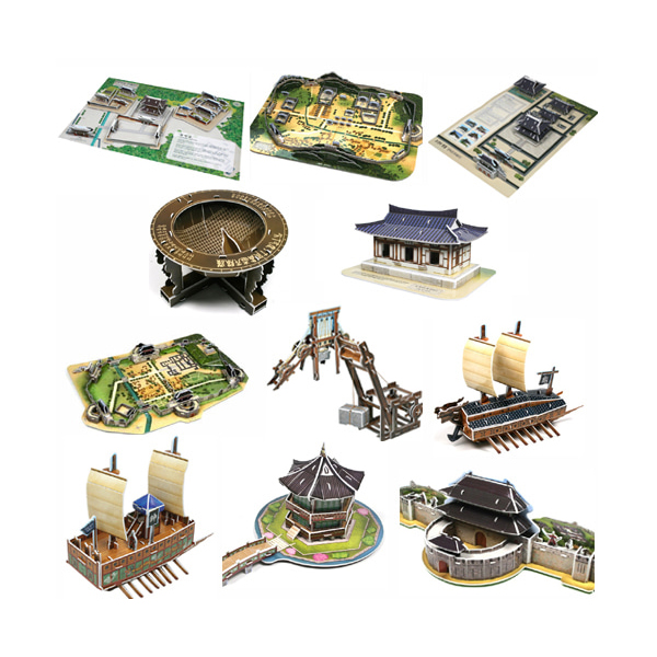 입체퍼즐 조선시대 문화유산 3D 종이퍼즐 문화유적